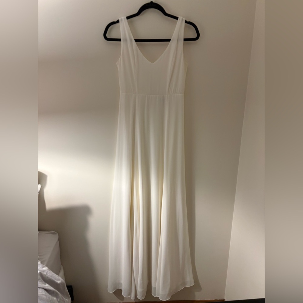 Show Me Your MuMu White Maxi Bridal Shower Rehearsal Dress | Formal | Event